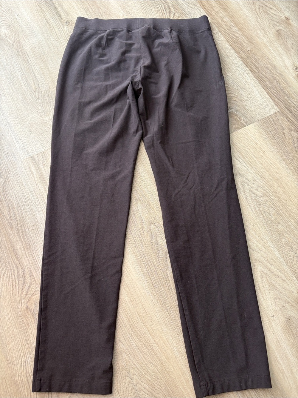 Eileen Fisher Washable Stretch Crepe Slim Ankle Pants Meteor Gray Size Medium - Picture 6 of 8